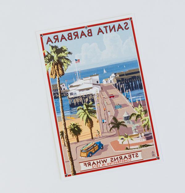 Stearns Wharf Postcard