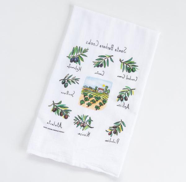 Santa Barbara Olive Flour Sack Towel